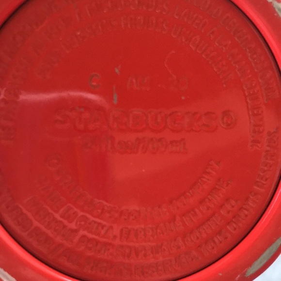 Starbucks Pink Red ombré Stainless Steel Cold Cup 24 floz - Picture 6 of 6